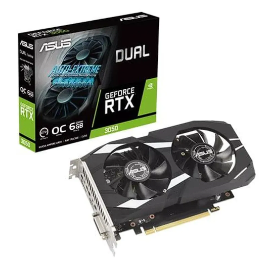 ASUS RTX 3050 OC Edition — 6 GB GDDR6