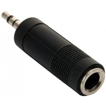 Adaptador Stereo 6.3 mm Hembra a Stereo 3.5 mm Macho