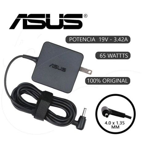CARGADOR ASUS 19V – 3.42A (PUNTA FINA)