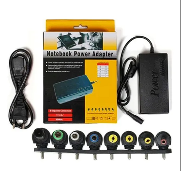 CARGADOR UNIVERSAL PARA LAPTOP – 8 PUNTAS