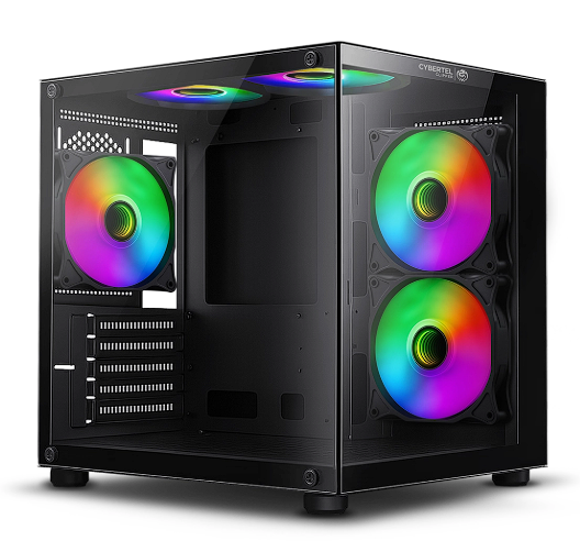 CASE ATX  MOD CLIPPER BLACK  ENCO 5007 SIN FUENTE GAMER 5 FAN