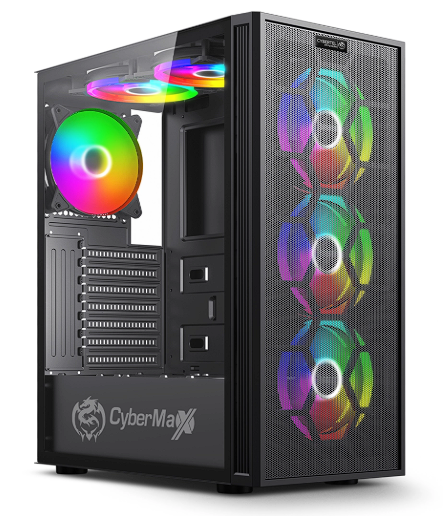 CASE ATX MOD EXPLORER CBX5006 GAMER – 6 FAN RGB (SIN FUENTE)