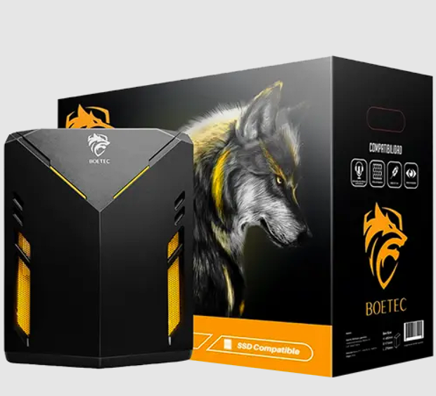 CASE ATX MOD MINITOWER 3 LUCES LED BOETEC (MOD LUPO) – SIN FUENTE