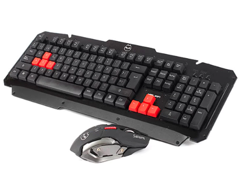 COMBO HALION GAMER SATURN (HA-KW509C) – Teclado + Mouse Inalámbrico