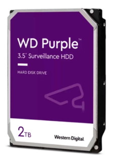 DISCO DURO 2TB WESTER DIGITAL PURPURA  2TB SURVILLANCE  5400 180MB