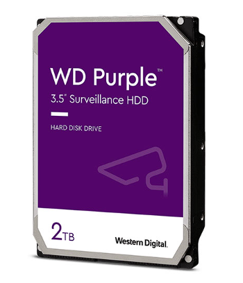DISCO DURO 2TB WESTERN DIGITAL PURPLE – SURVEILLANCE