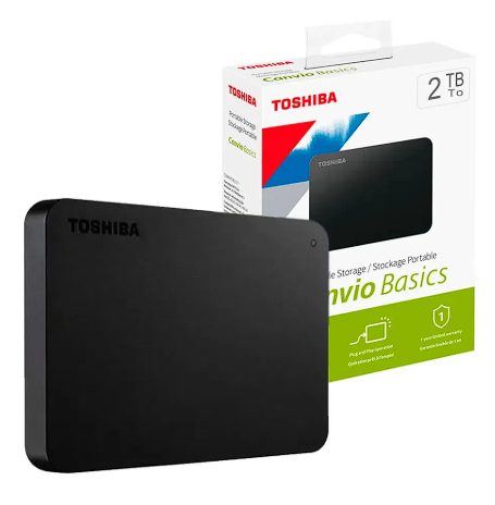 DISCO DURO EXTERNO 2 TB TOSHIBA CANVIO BASIC / CANVIO READY BASIC