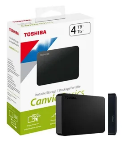 DISCO DURO EXTERNO 4 TB TOSHIBA CANVIO READY BASIC