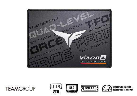 DISCO SÓLIDO 2TB TEAMGROUP VULCAN Z (QLC)