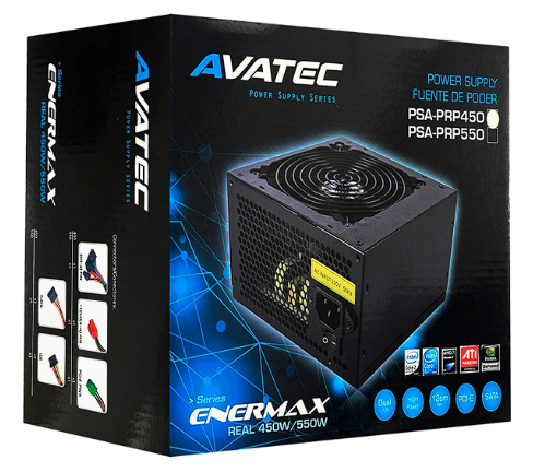 FUENTE DE PODER 450 W ENERMAX AVATEC BLACK