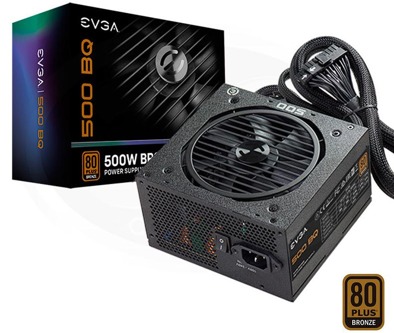 FUENTE DE PODER EVGA 500 WATTS 80 PLUS BRONZE