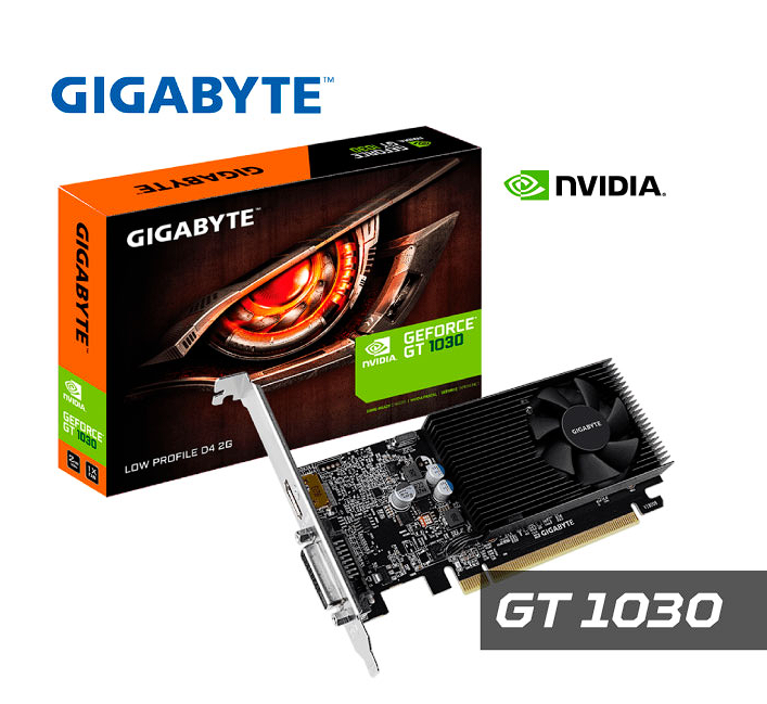 Gigabyte NVIDIA GeForce GT 1030 — 2 GB DDR5 (Low Profile)