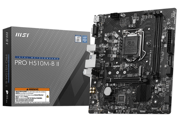 MAINBOARD MSI MOD 510M-B PRO II VIDEOSONIDORED DDR4