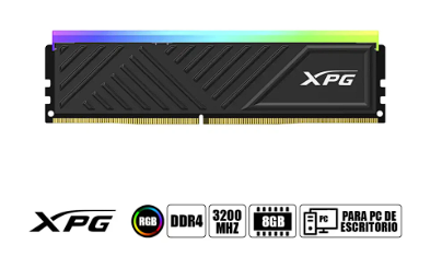 MEMORIA DDR4 8GB 3200 XPG SPECTRIX BOX D 35