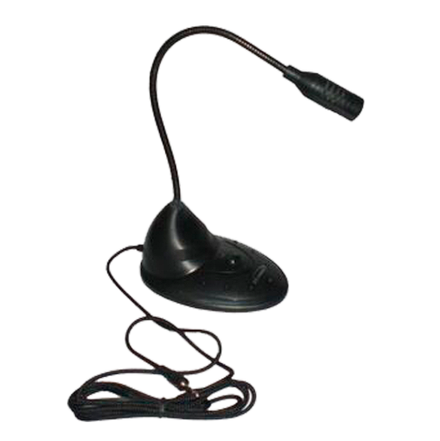 MICRÓFONO DESKTOP HALION TM6 – Negro Plástico – 3.5 mm