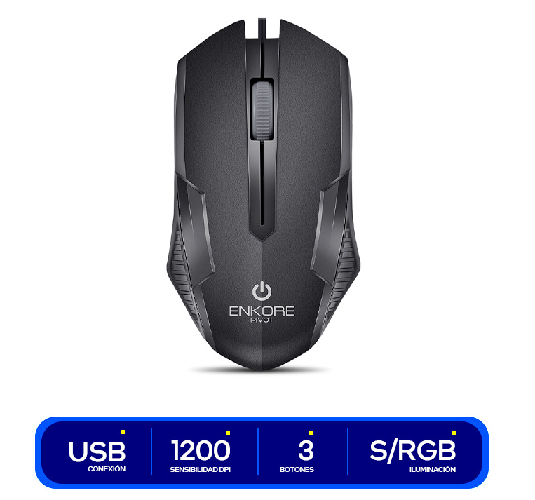 MOUSE ENKORE MOD PIVOT EKMN-105 / CADET USB X 3MG
