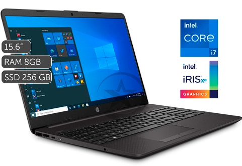 NOTEBOOK HP 250 G8 – Core i7 (11ª gen) | 8 GB DDR4 | 256 GB SSD | 15.6″ FHD