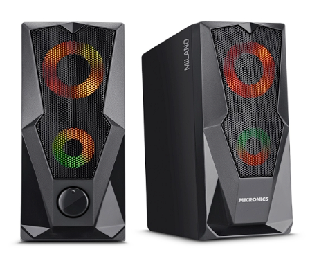 PARLANTE MOD MILANO S310U – 2.0 RGB – USB – MICRONISH