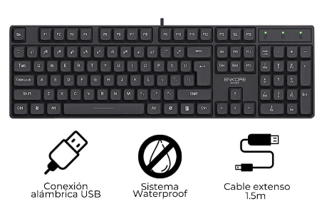 TECLADO BÁSICO USB ENKORE ENK 301 – PIVOT
