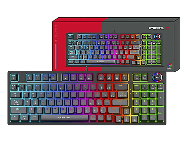 TECLADO CIBERTEL STRIKER CBX K1005 – RGB 96 Teclas