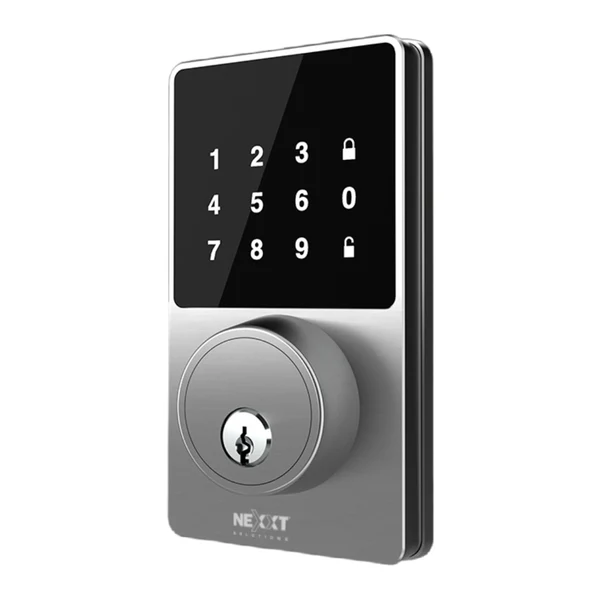 CERRADURA INTELIGENTE C/WiFi NEXXT COLOR ACERO INOXIDABLE NHS-D100