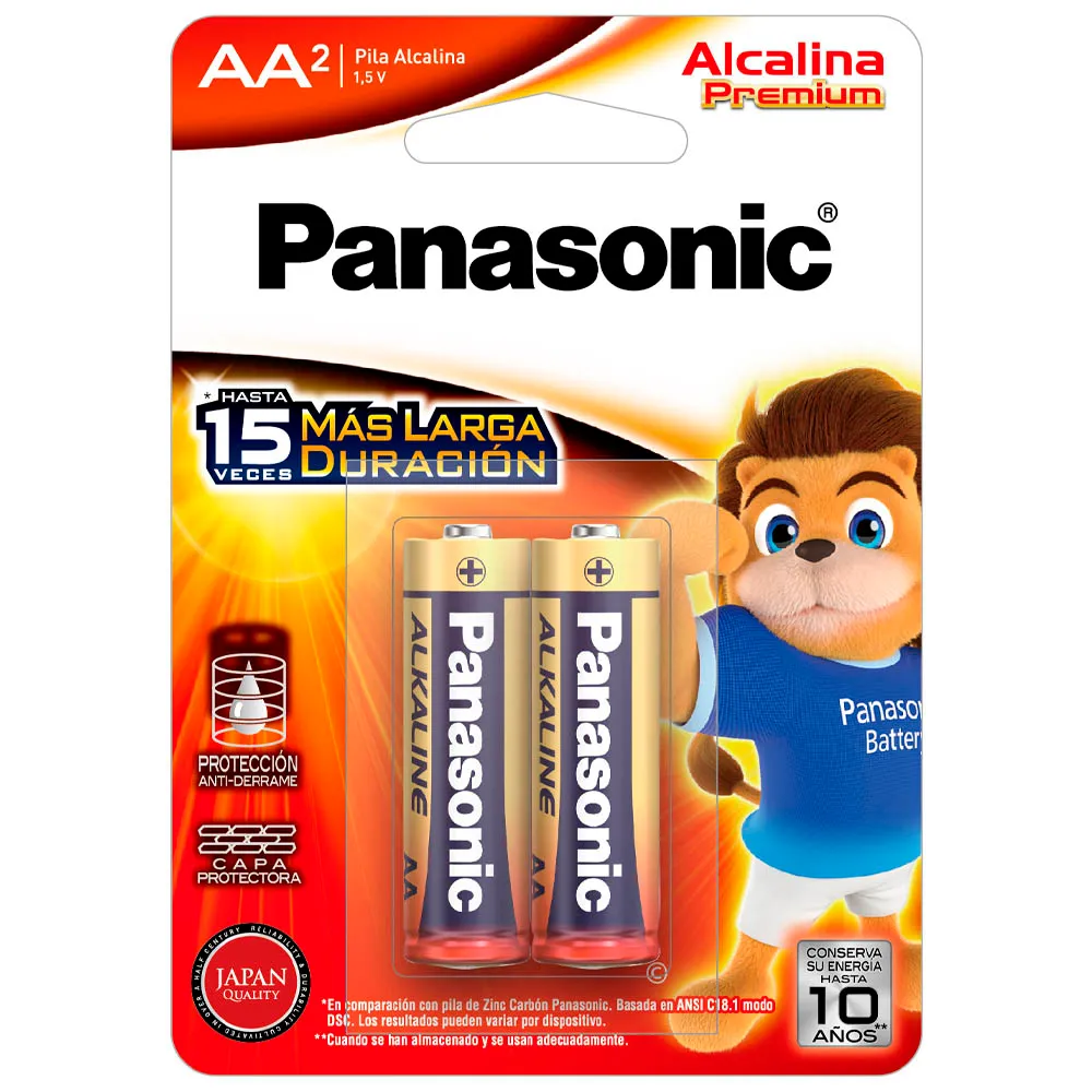 PILA PANASONIC AA UNIDAD