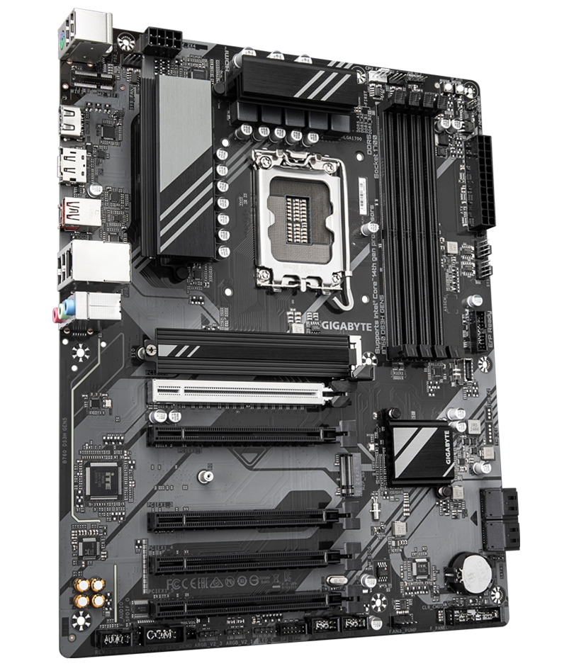 MAINBOARD GIGABYTE MOD B760DS3H GEN5/ PUERTOC/ 4 RANURAS/DDR5 HASTA 8200 HASTA 256 RAM-DDR5