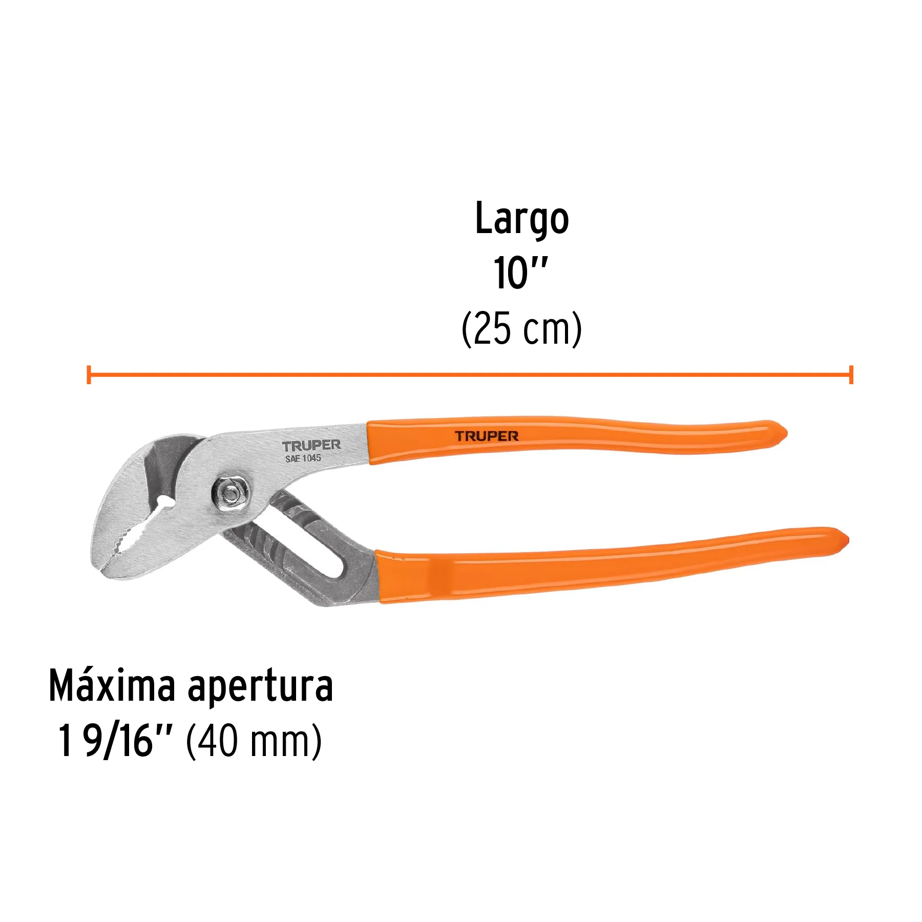 PINZA DE EXTENSION 10" TRUPER