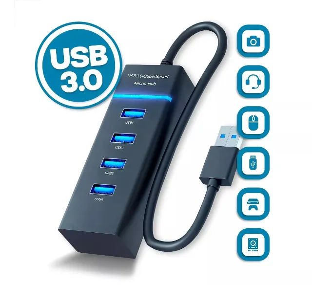 HUB USB 3.OO 4 ENTRADAS MODELO NUEVO