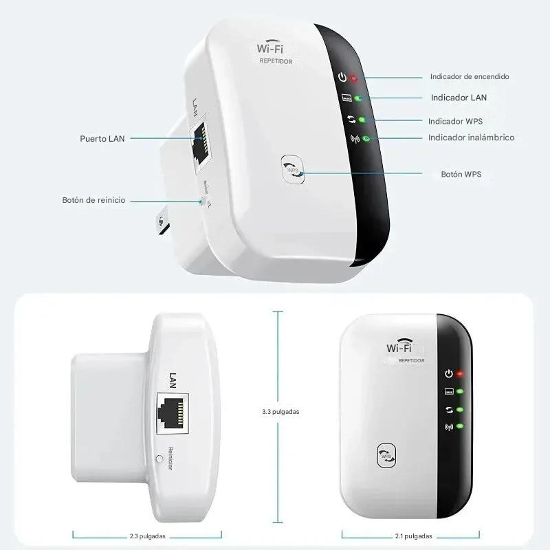 REPETIDOR INALAMBRICO WIFI 300 MARCA YULS
