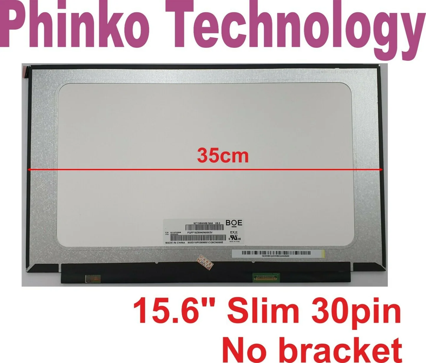 SLIM 15.6" MOD NT 156WHM-N44 30 PINES REDU BOE