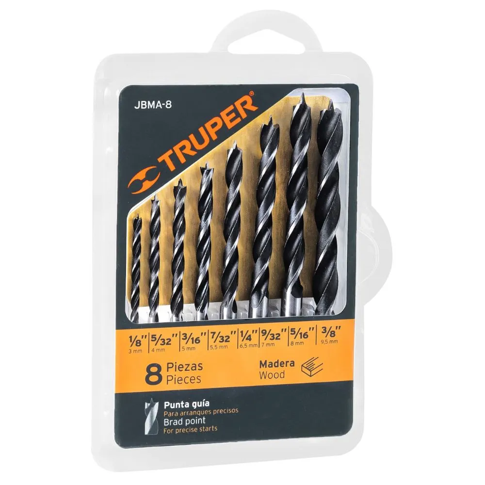 JUEGO DE BROCAS DE MADERA TRUPER