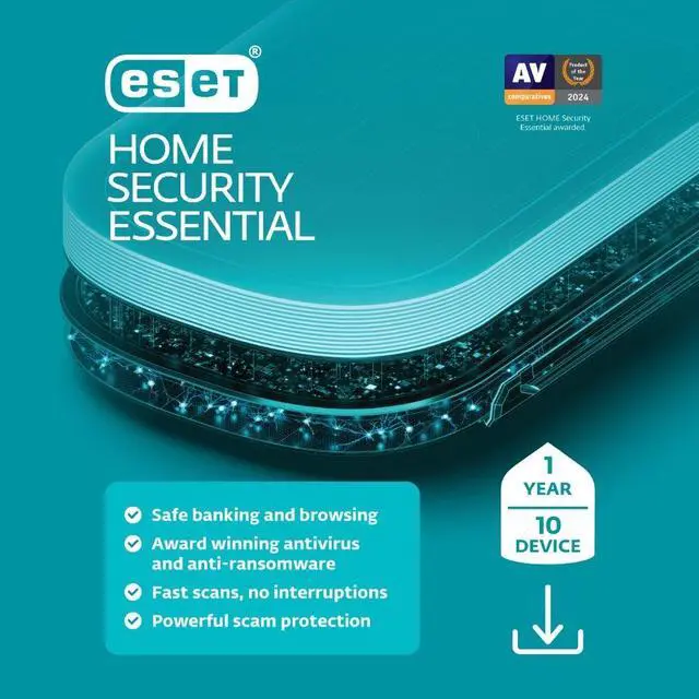 ANTIVIRUS NOD 32 ESET HOME SEGURITY ESSENCIAL 10 PC