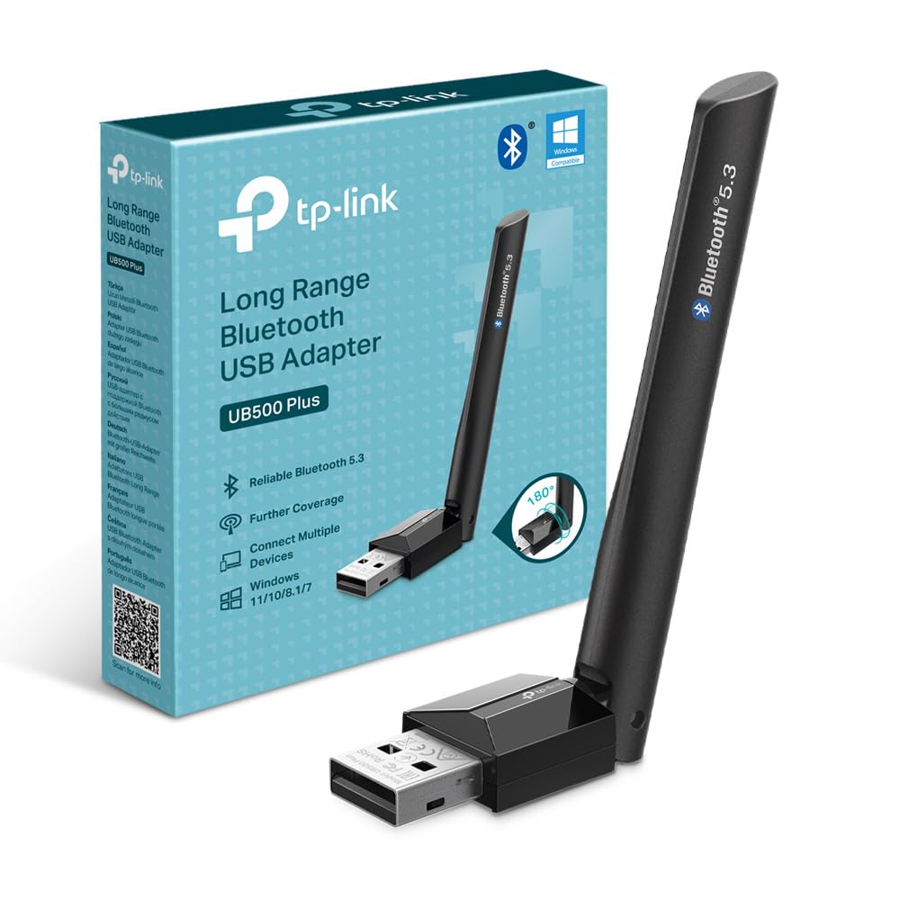 ADAPTADOR USB A BLUETOOTH UB500 PLUS LONG RANGE 5.00 GHZ