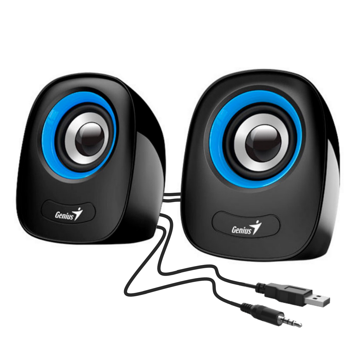 PARLANTE GENIUS SP-Q160 USB POWER 6 W ROJO/AZUL -OFERTA