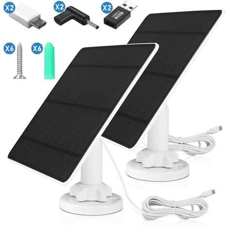PANEL SOLAR 5.2V/4.5WATS/NON TO POWER/CON BATRIA DE CAMARA/4 CABLES/360 GRADOS IP65