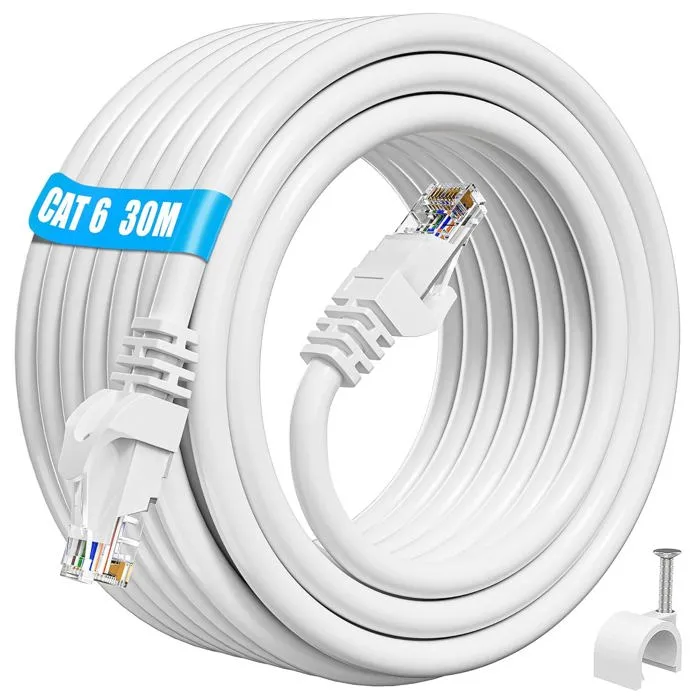 CABLE PACH CORT 30 MT CAT 6 PVC