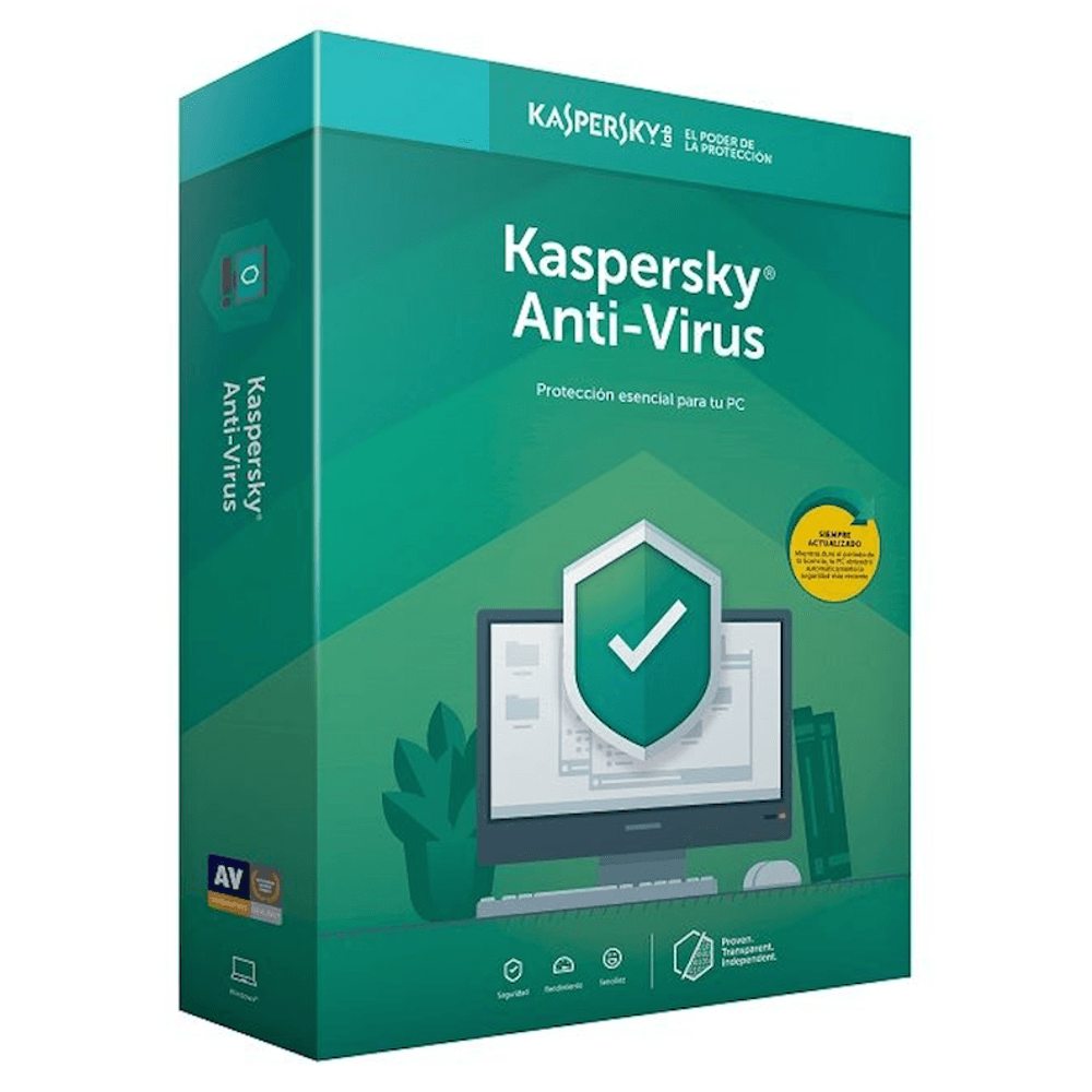 ANTIVIRUS KASPERSKY 1PC-CAJA OFERTA