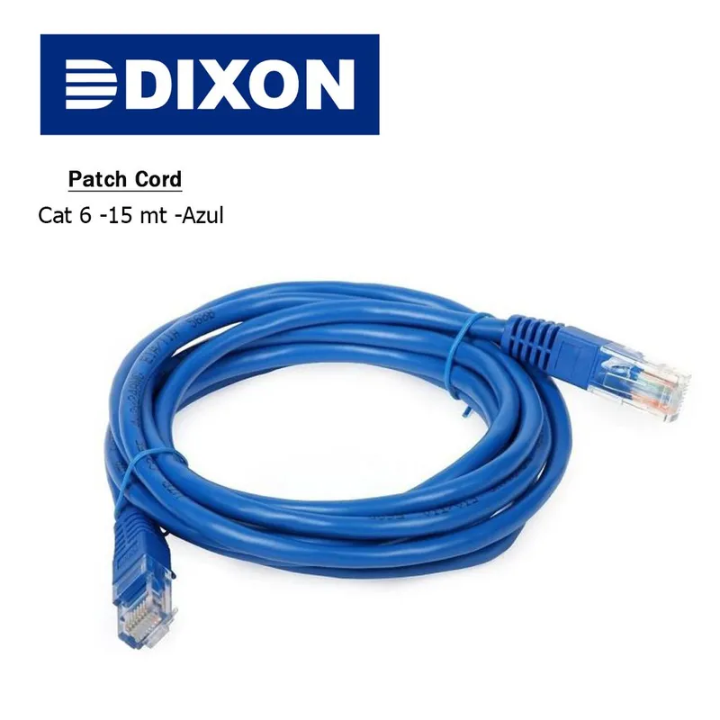 CABLE PACH CORT 15 MT CAT 6 PVC