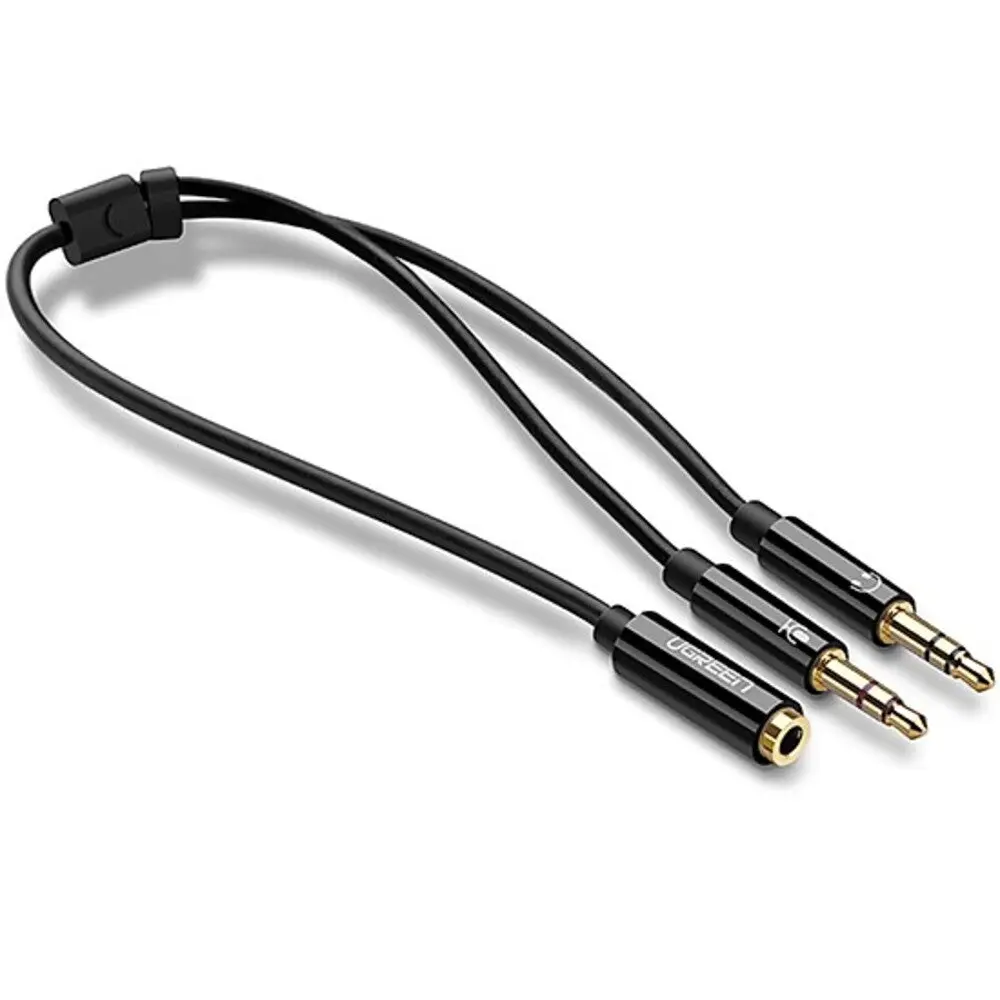 ADAPTADOR JACK CON CABLE 2X1 SONIDO