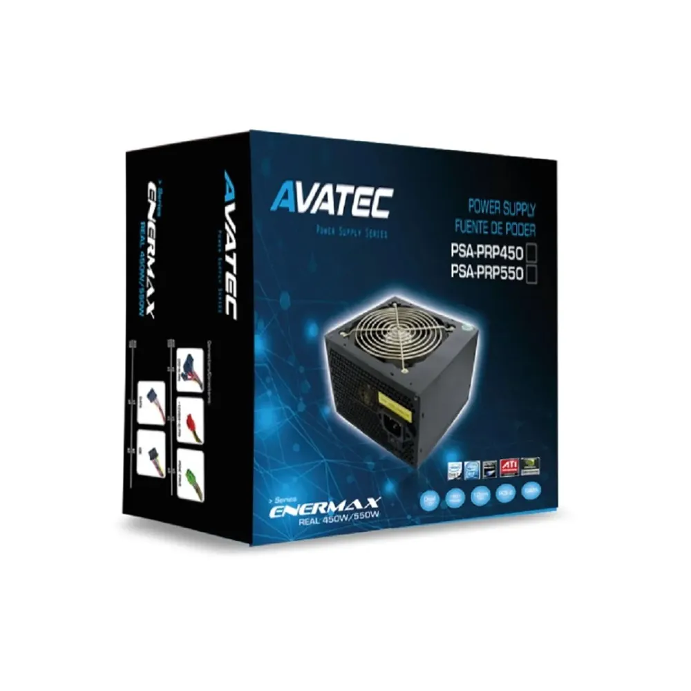 FUENTE DE PODER 550 WATS ENERMAX AVATEC BLACK