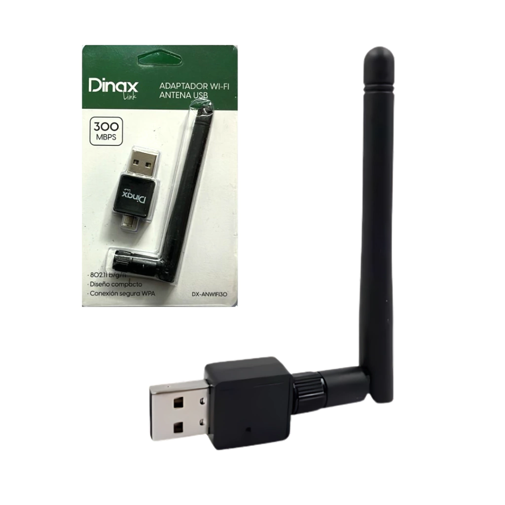 USB WIFI NANO GENERICO 300MBPS CON ANTENA