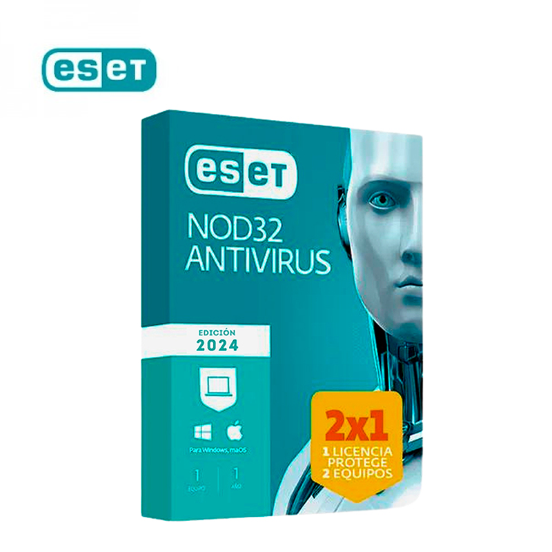 ANTIVIRUS NOD ESET 32 2 X 1PC 2024