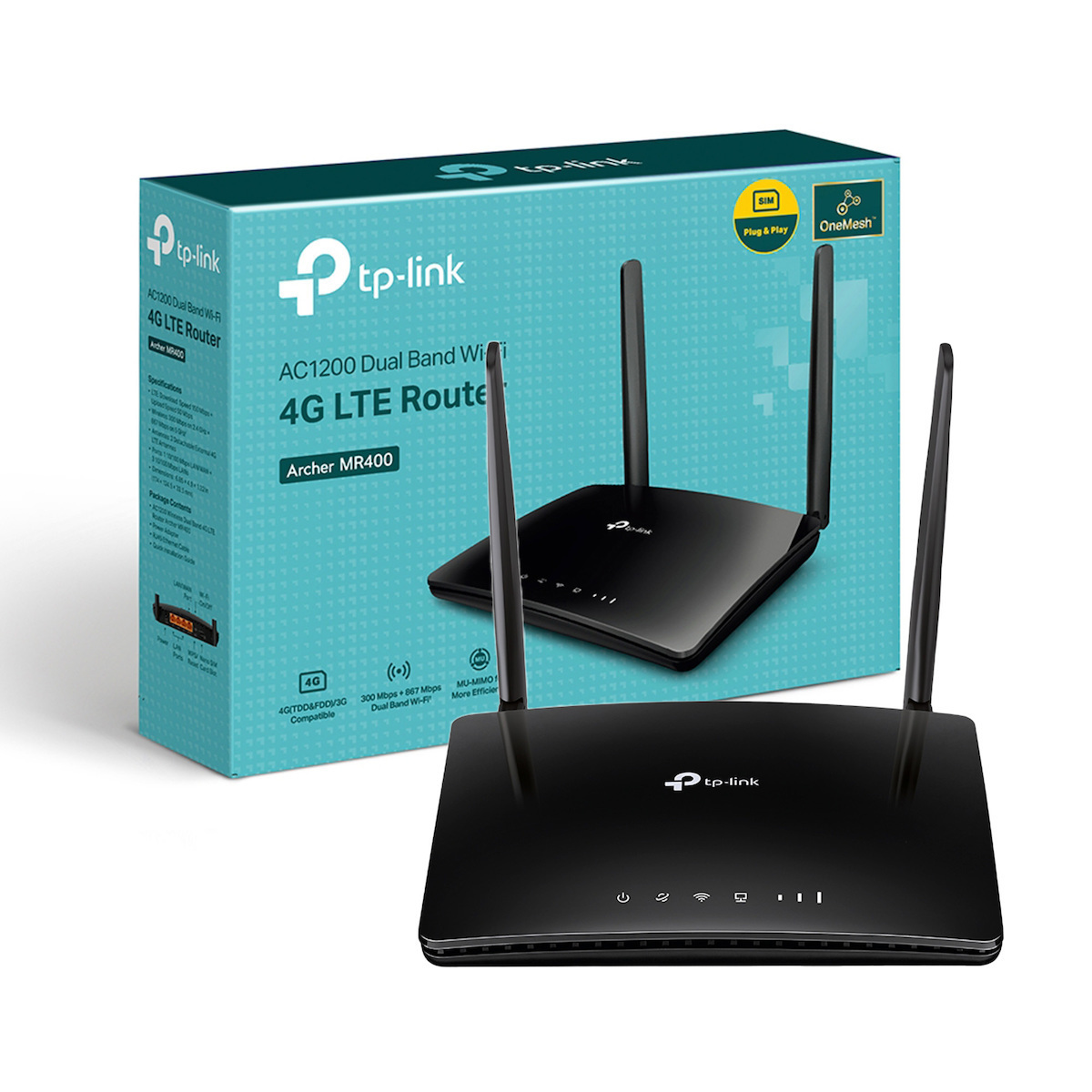 ROUTER TPLINK CON CHIP ARCHER MR400 DUAL BAND