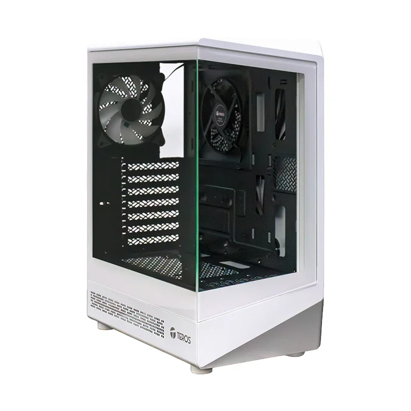 CASE ATX MOD 1322G TEROS BLANCO GAMING LUCES LED