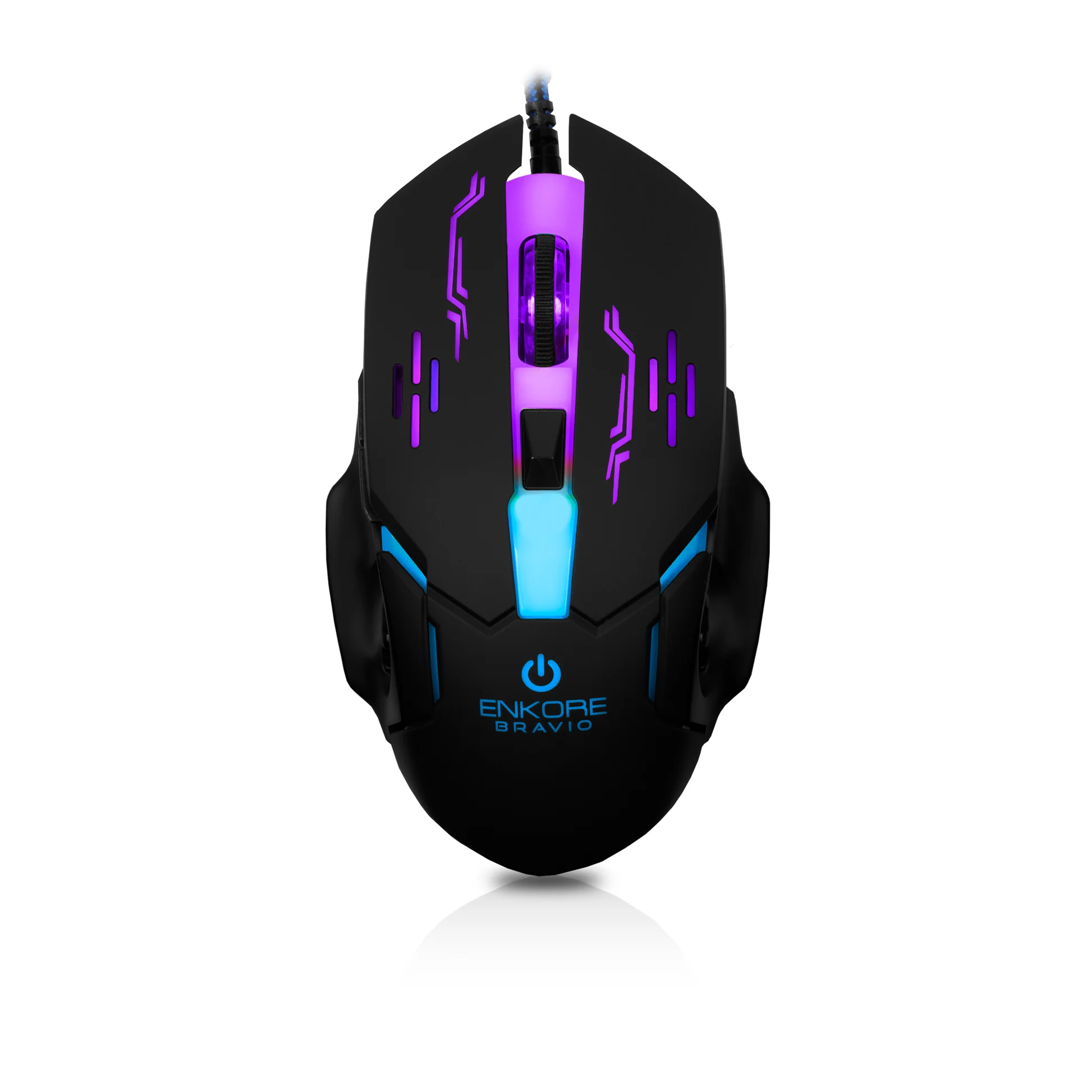 MOUSE GAMER MOD BRAVIO EKM 313 GAMER USB 7 LEDS 3600 DPI ENKORE