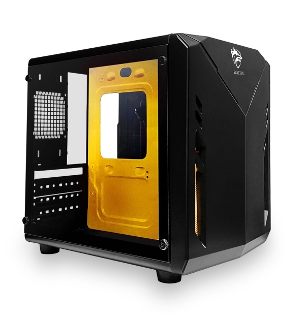 CASE ATX MOD MINITOWER 3 LUCES LED BOETEC SIN FUENTE CON TAPAS DE VIDRIO MOD LUPO SIN FUENTE