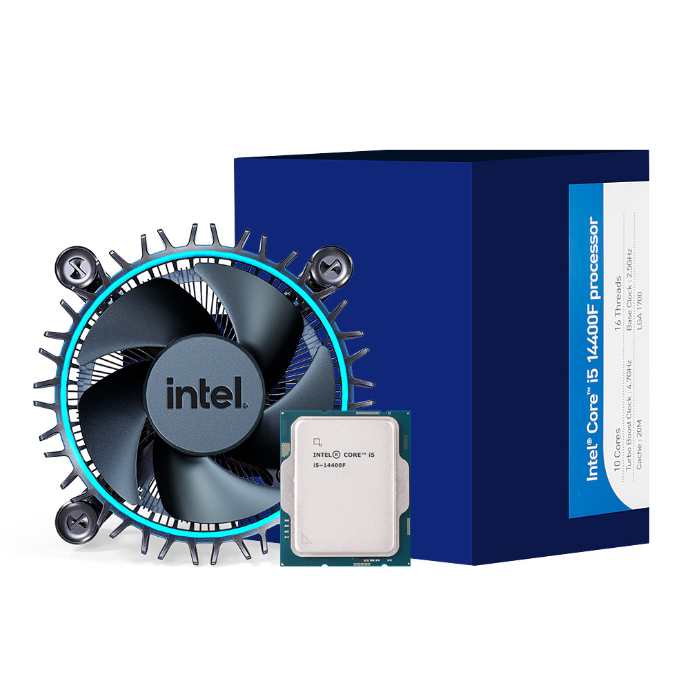 PROCESADOR INTEL CORE I5 14400F LGA 14GN CACHE 20MB- CON COOLER