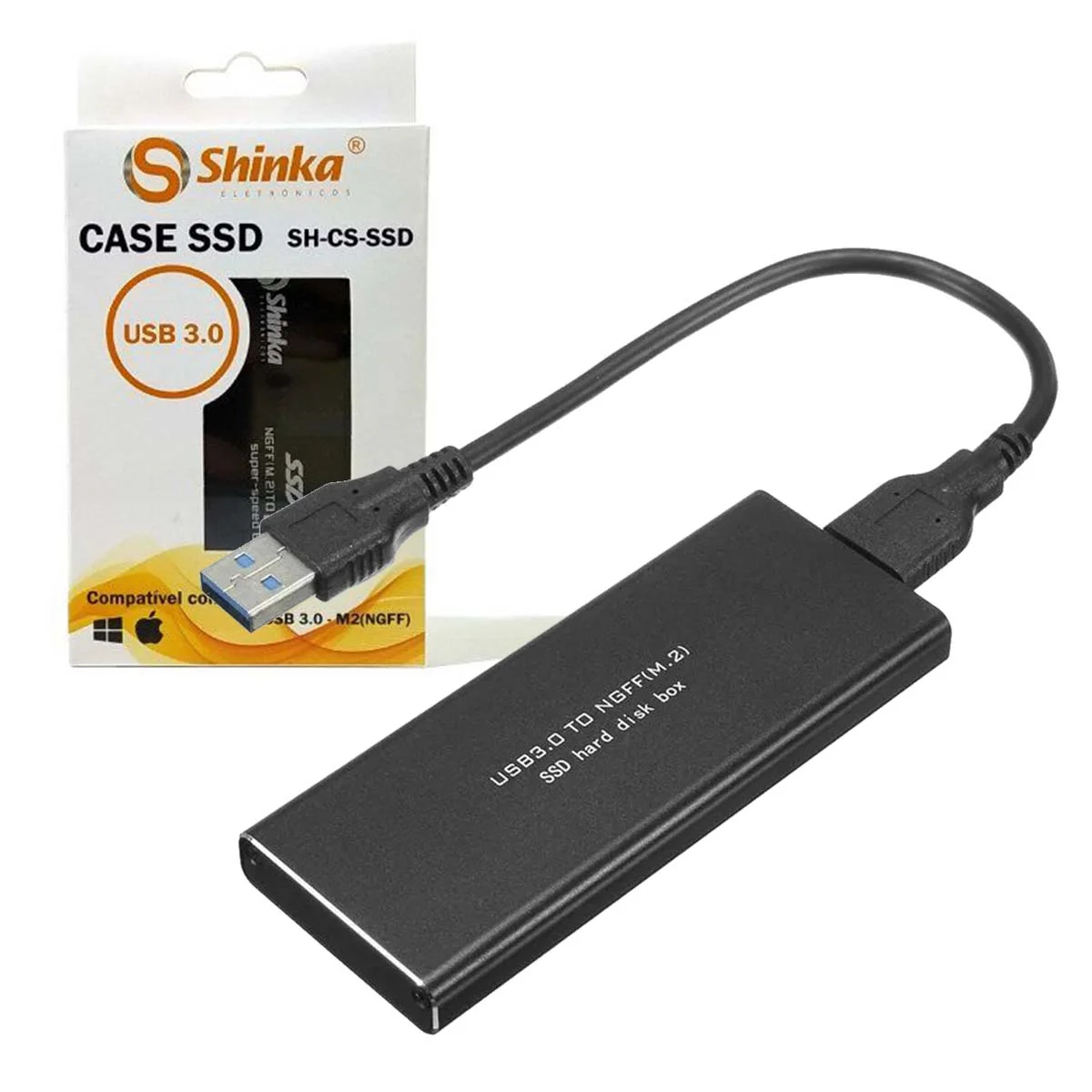 CASE HDD M.2. A USB 3.00 - NGFF