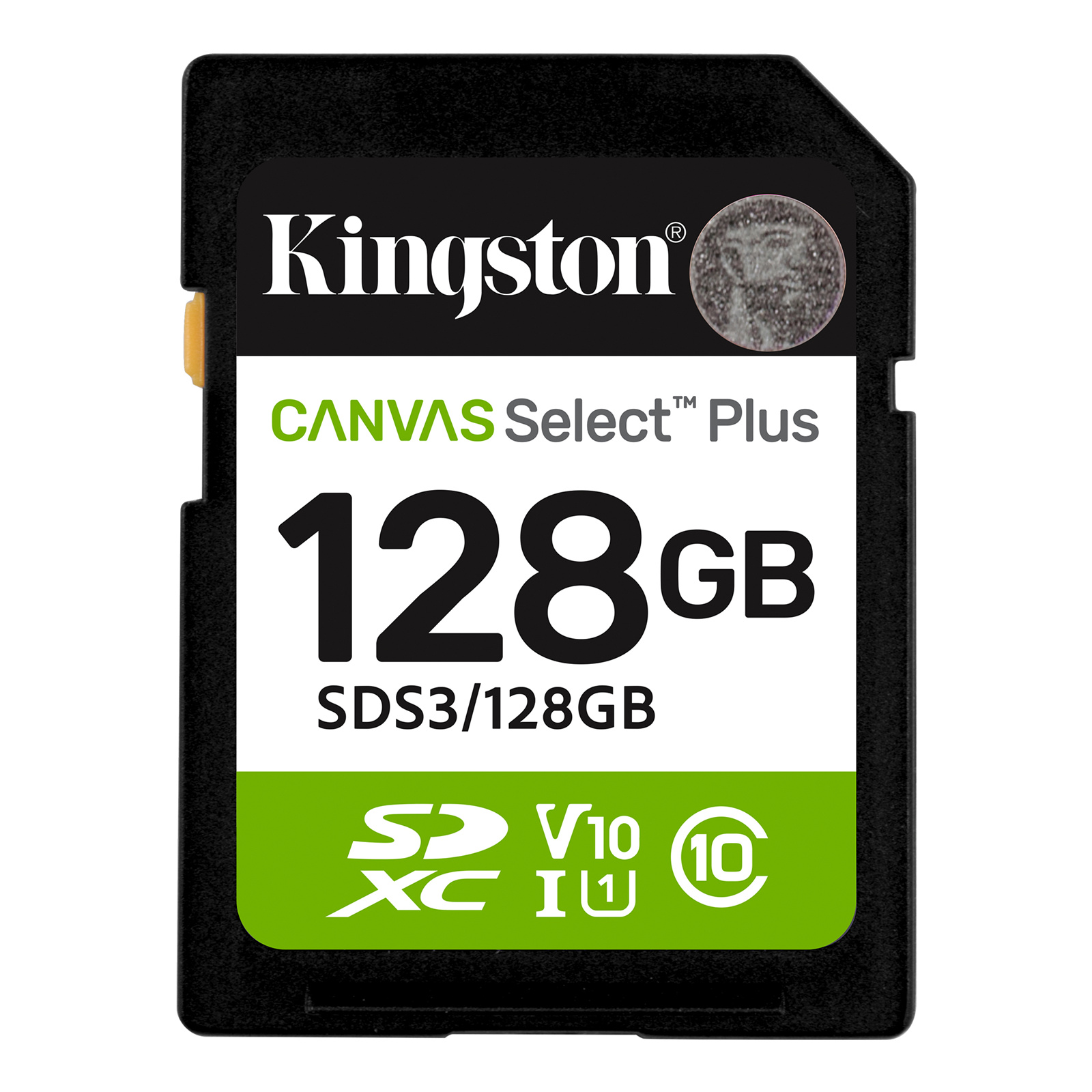 MEMORIA SD 128GB KINGSTON CANVAS CLASS 10MBS SELECT PLUS